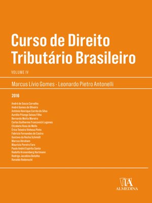 cover image of Curso de Direito Tributário Brasileiro Volume IV